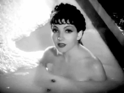 mariedeflor: Claudette Colbert takes a milk bath in the nude in the pre-code film