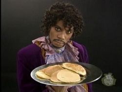 necrolust:  Prince holding a tray of pancakes