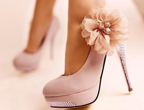 Valentine hearts heels shoes