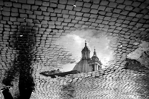 black-and-white:  traces (by RedArt photographer) 