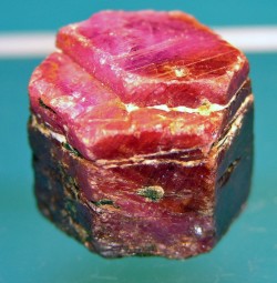 sarahmagdalena:  Rough Ruby crystal. 