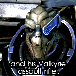 copsandautobots:  Brought to you by this hilarious Gamestop ad. Garrus narrating