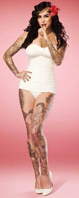 Kat Von D. She is so beautiful! <3