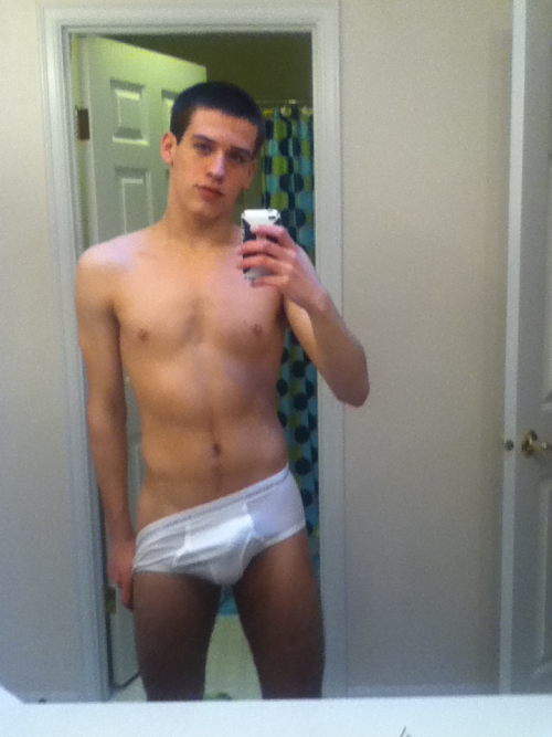 stillherestillfighting:Topless Tuesday. Tighty whities ftw ;)