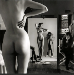  Helmut Newton, Self-Portrait with Wife &amp; Models, Paris 1981 