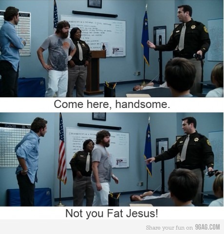 otakusenpai:  Zach Galifianakis as Fat Jesus 