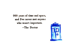doctorwho:   “900 years of time and space