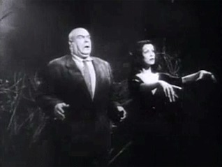 Tor Johnson and Vampira= George (The Animal) Steele and Maila Nurmi