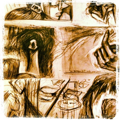 #thegodmachine #volume2 #comics #pencils (Taken with instagram)