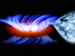 Ulaulaman:  Chandra Finds Fastest Wind From Stellar-Mass Black Hole This Artist’s