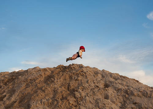 The Flying Baby by Rachel Hulin Last summer, photographer Rachel Hulin thought it would be fun to ma