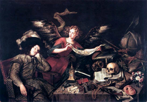 The Knight’s Dream, by Antonio de Pereda y Salgado, Real Academia de Bellas Artes de San Ferna