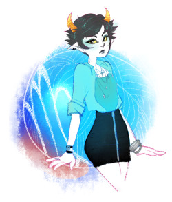 artzubi:  I wanted to draw Kanaya in clothes
