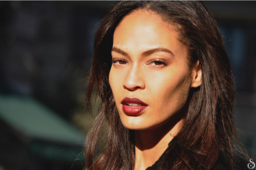 mrtuft:Joan Smalls looking at my camera, my hands were shaking.Photo by Stefano Carloni.