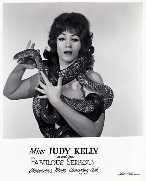 XXX  Miss Judy Kelly..   (and her Fabulous Serpents) photo