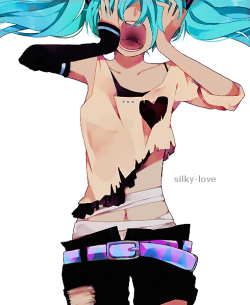  Hatsune Miku  |  edit by •silky-love