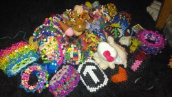 ceeebear:  my kandi belt and my cuffs that