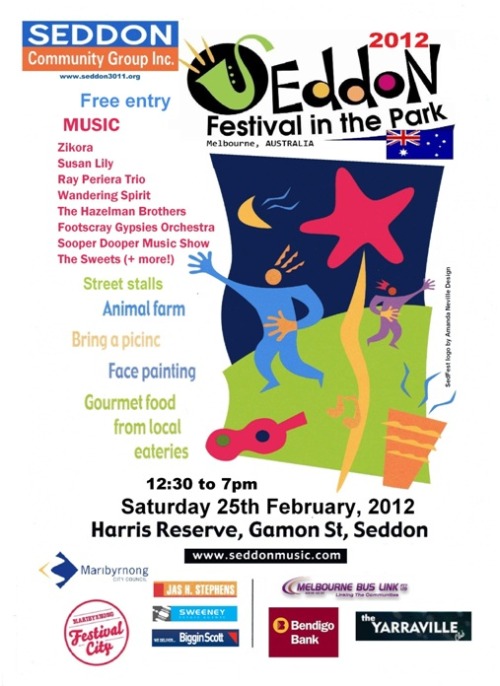 Seddon Festival in the Park is on this saturday! For more info head to www.seddonmusic.com/