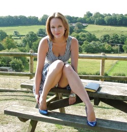 Lesbilicious:  Laura Liked To Go Out Into The Countryside During The Week When The