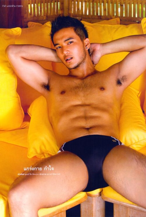 chinkoheartschinko:  myfuturehusbandeu:  Hairy guys. Mmmmm  Chaiwat ‘Tob’ Thongsaeng 