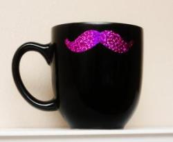 Mustache Sparkle Mug