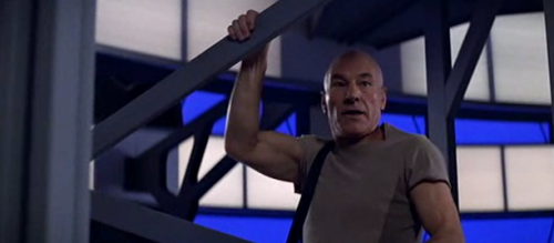 Obligatory Picard muscles post I think Mr. Frakes is a fan as well because he seems to have worked i