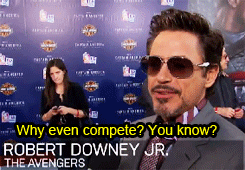 oohahhsparkly:  tonystarkdefensesquadmember:   the-flightoficarus:  rodaina90:  celestialcow:  That’s not Robert Downey Jr. That’s Tony Stark.  #Robert is Tony #Tony is Robert    “Kinda”  Have you seen his biceps tho like rdj works out   no that’s