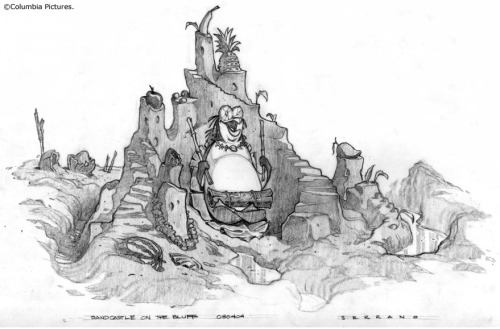 Surf&rsquo;s Up - Concept Art - Sandcastle on the Bluff