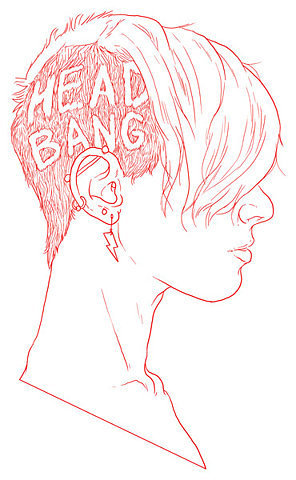 1blackbandana:  head bang 