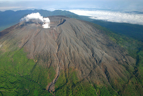 by german_sagastume on Flickr.Smoke emerging from Santa Ana Volcano in El Salvador.