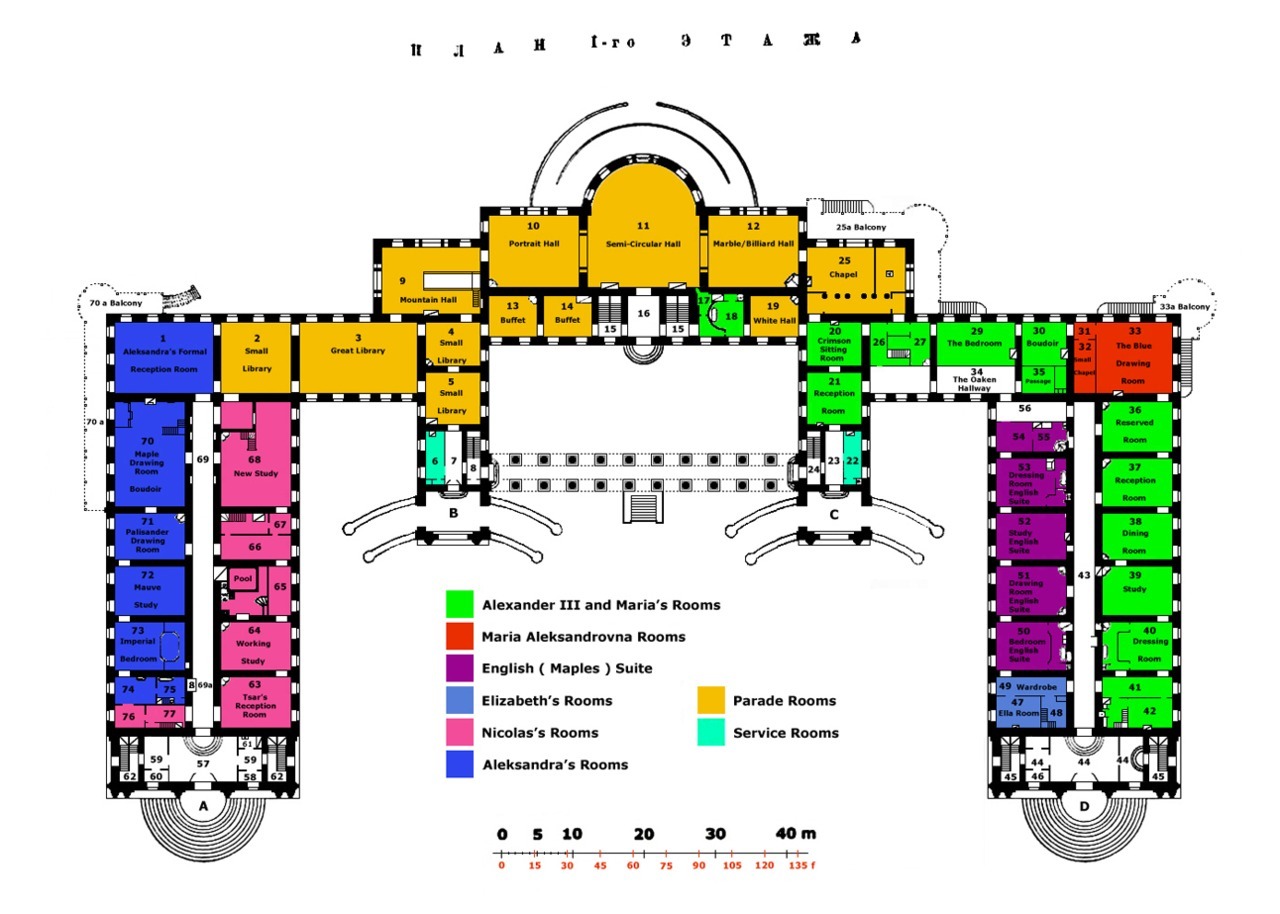 Visions of the Romanovs (ohsoromanov: Alexander Palace floor plans ...