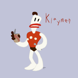 Another video game character. This is Klaymen