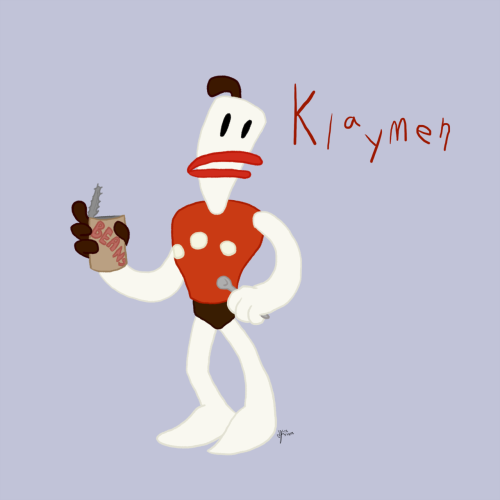 XXX Another video game character. This is Klaymen photo