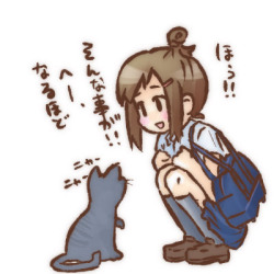 mazurutan:  わくてか速報 : 【画像】猫と女の子の二次画像パート２