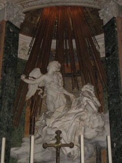 -shrooms:  Santa Maria della Vittoria, Cornaro Chapel 