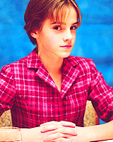   Emma Watson in colours - any variation of pink/purple 