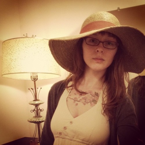 24/29 I bought a floppy hat. The girl at Goorin was so excitable and cute. #febphotoaday (Taken with