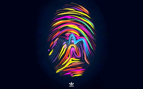 colorful Adidas fingerprint - Wallpaper (#1716091) / Wallbase.cc