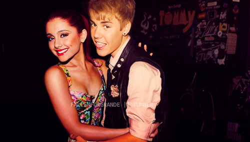 fallenforgrande:  Ariana and Frankie’s reaction to seeing my edit of her and Justin