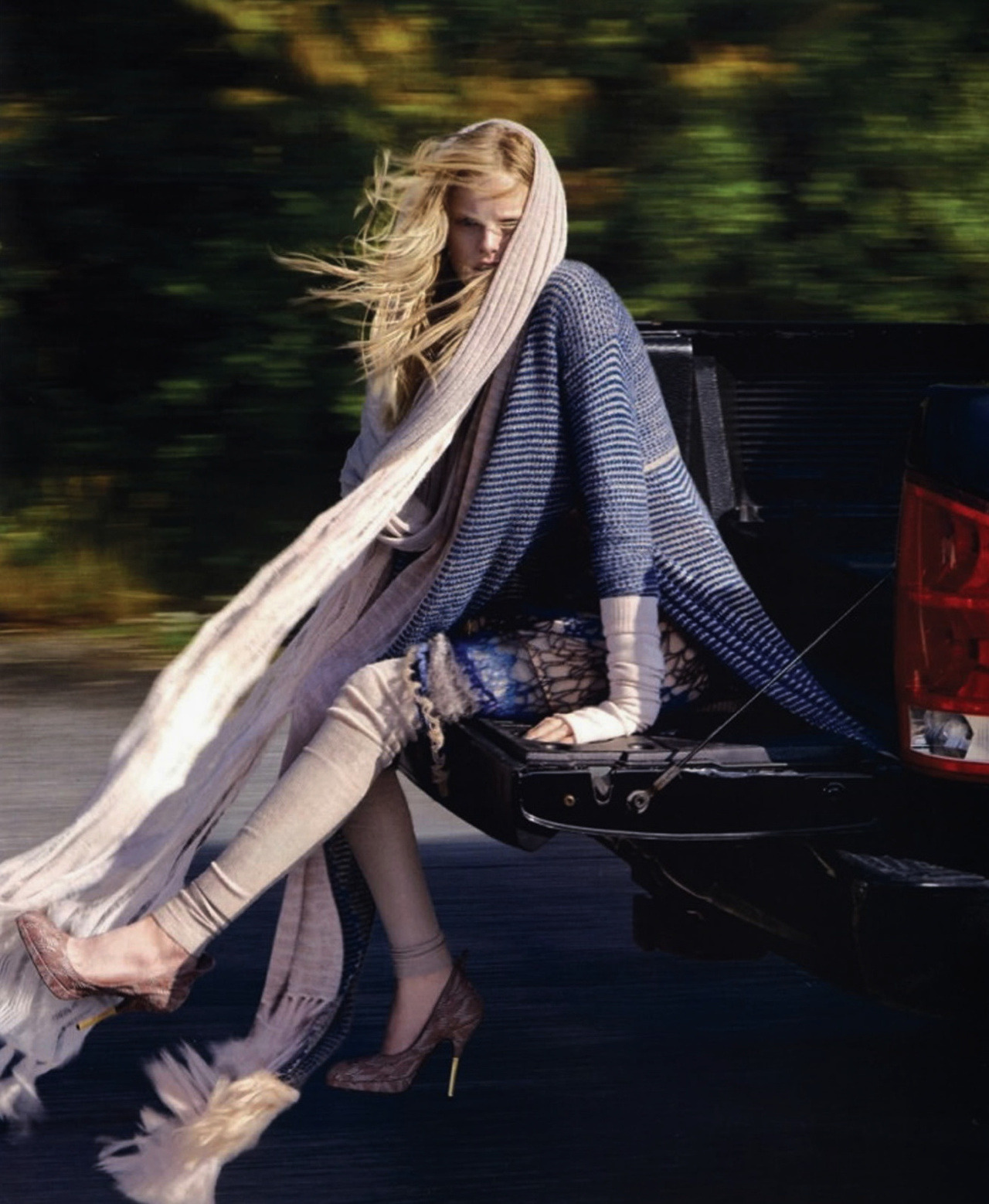 Hanne Gaby Odiele by Ryan McGinley for Missoni Fall 2009