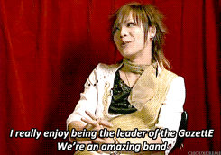 redbaretta:  This has been a shout-out to Momma Kai of the GazettE. 