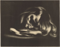 shrooming:  Eugène Carrière, Sleep, 1897