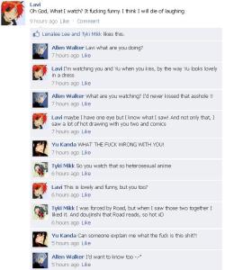 iinezushi:   sweetsion:  fakedgraymanconvos-deactivated2:  Kanda don’t ship Nezushi :(  LOLOLOL   OH MY GOD /DEAD /THROWING ALL OF MY SHITS OUT THE WINDOW 