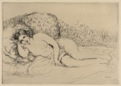 Pierre Auguste Renoir, Woman Reclining, to