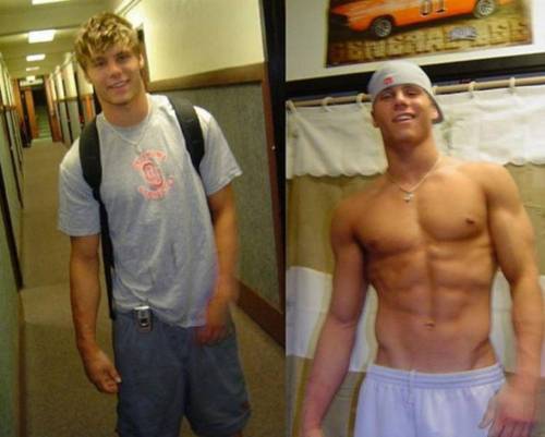 boysinthewild:  What a difference going shirtless makes