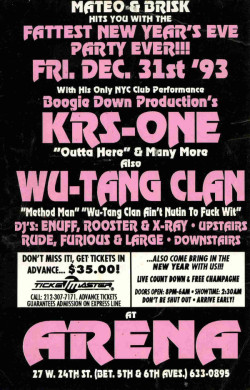 KRS-One x Wu-Tang Clan - New Years Eve Party