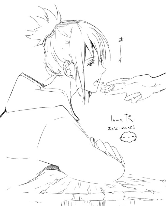 inmapollito:  And Nezumi eating Shion’s cookies. Whenever I fail at drawing what