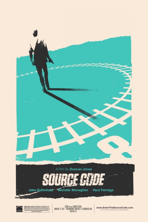 minimalmovieposters:  Source Code by Olly Moss 