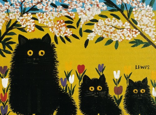 yourdailyart:This is by Maud Lewis a Folk Artist from Nova Scotia.