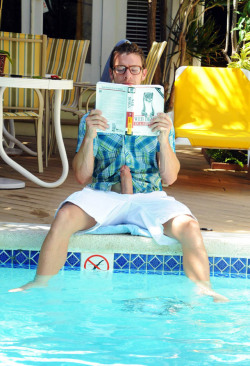 biboyinatown:  Well HELLO nerdy poolboy!! 